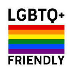 lgbtq friendly sticker