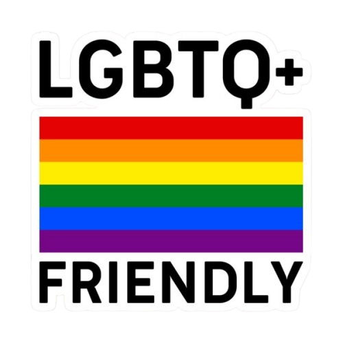 lgbtq friendly sticker